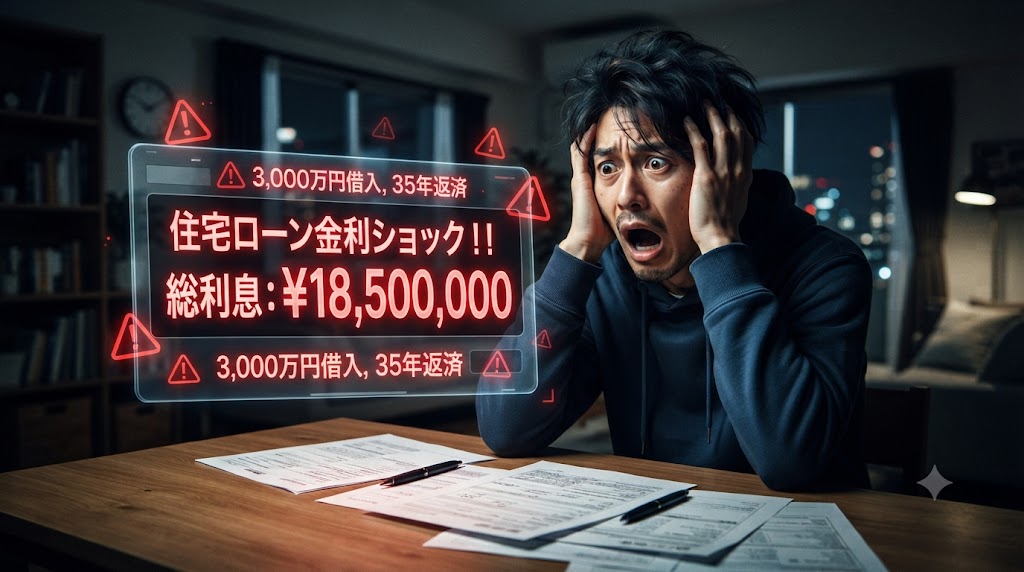 3,000万のローン利息ショック?35年で1千万超えって本当?今すぐ確認します。